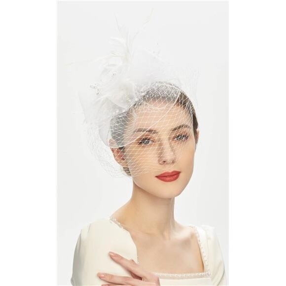 Kentucky Derby Fascinators for Women High Tea Party Hat Wedding Cocktail - Picture 3 of 12